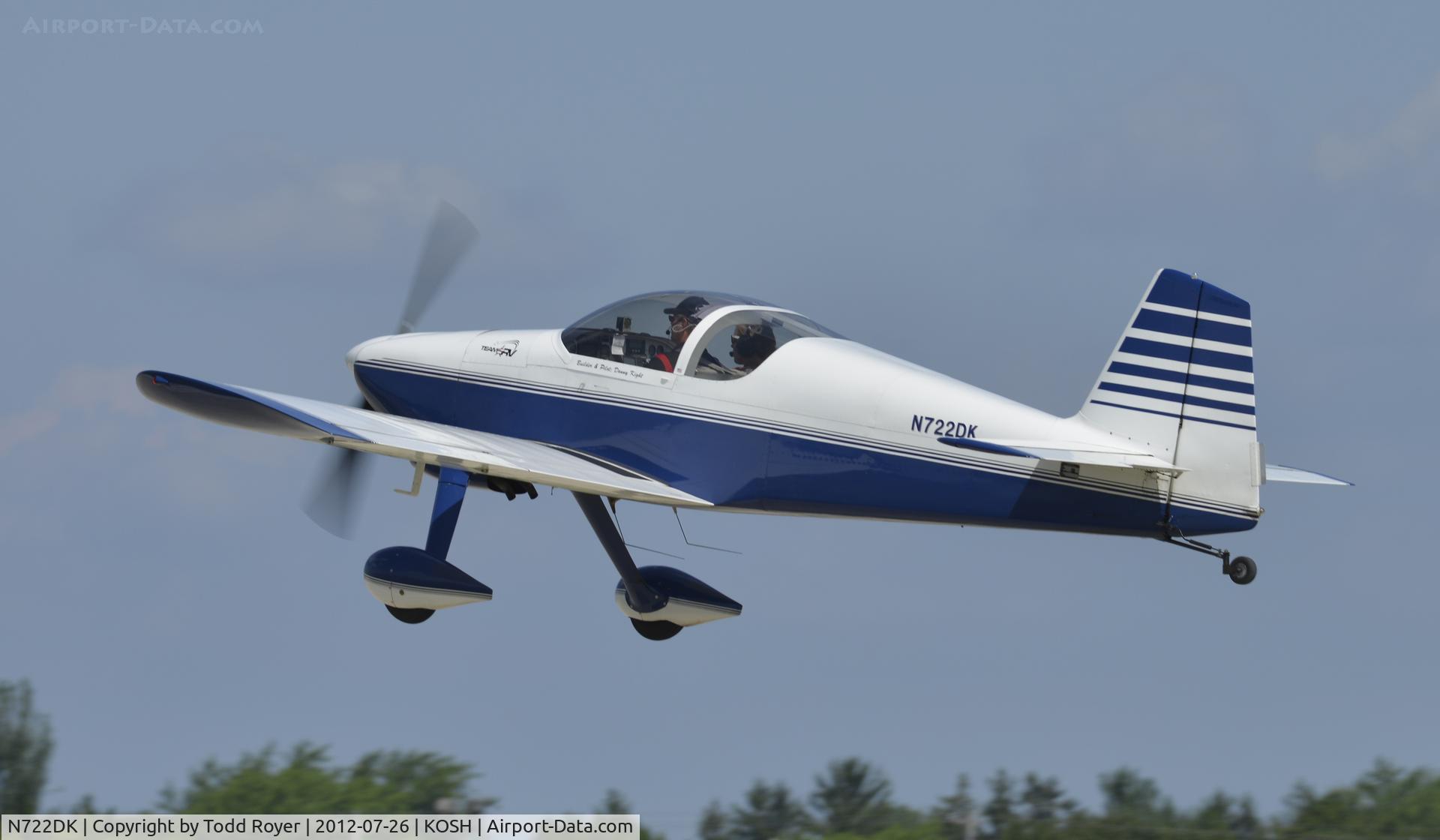 N722DK, 2002 Vans RV-6 C/N 24298, Airventure 2012