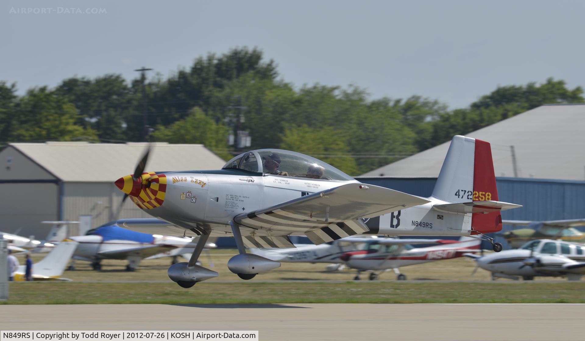 N849RS, 2006 Vans RV-8 C/N 81589, Airventure 2012