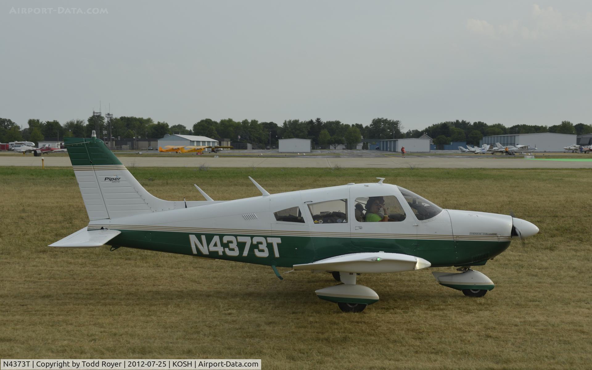 N4373T, 1972 Piper PA-28-180 Challenger C/N E-13, Airventure 2012