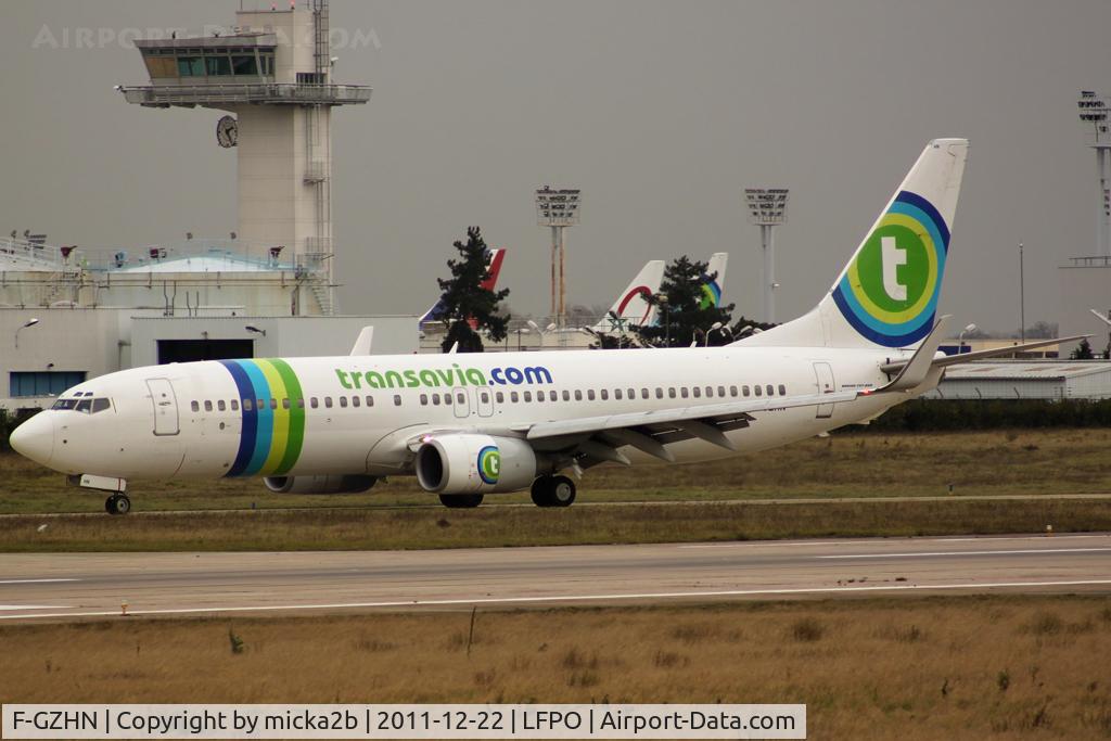 F-GZHN, 1999 Boeing 737-85H C/N 29445, Taxiing. Scrapped in january 2023.