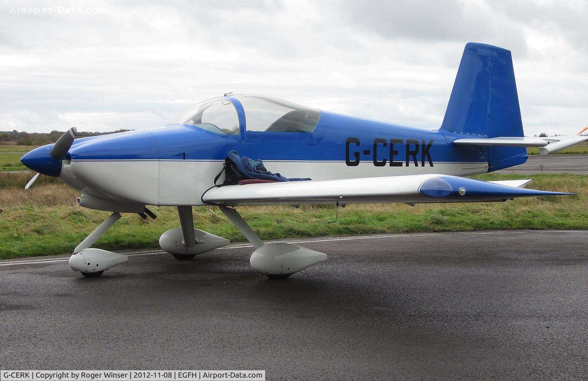 G-CERK, 2007 Vans RV-9A C/N PFA 320-14049, Resident Vans RV-9A.