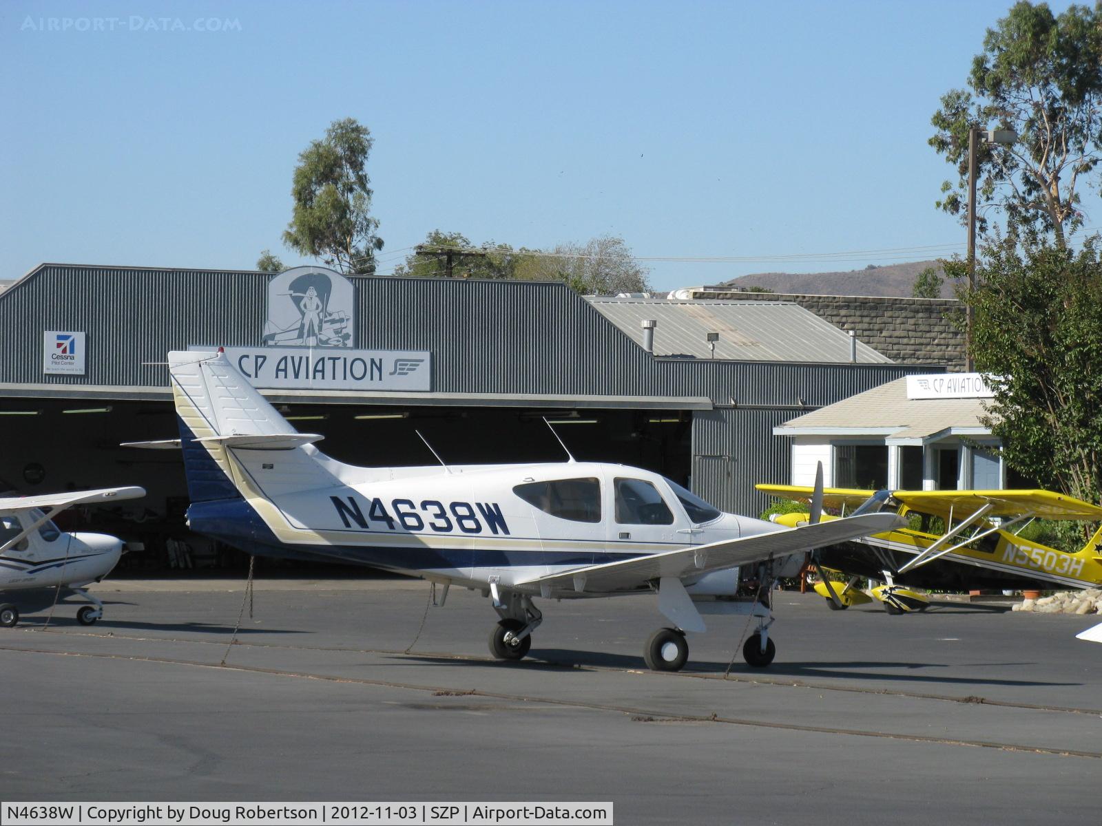 N4638W, 1977 Rockwell International 112TCA Commander C/N 13168, 1977 Rockwell 112TC-A TURBO ALPINE COMMANDER, Lycoming TIO-360-C1A6D 210 Hp