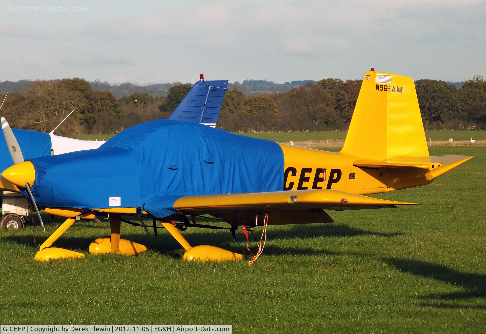 G-CEEP, 2003 Vans RV-9A C/N 90062, EGKH resident.
