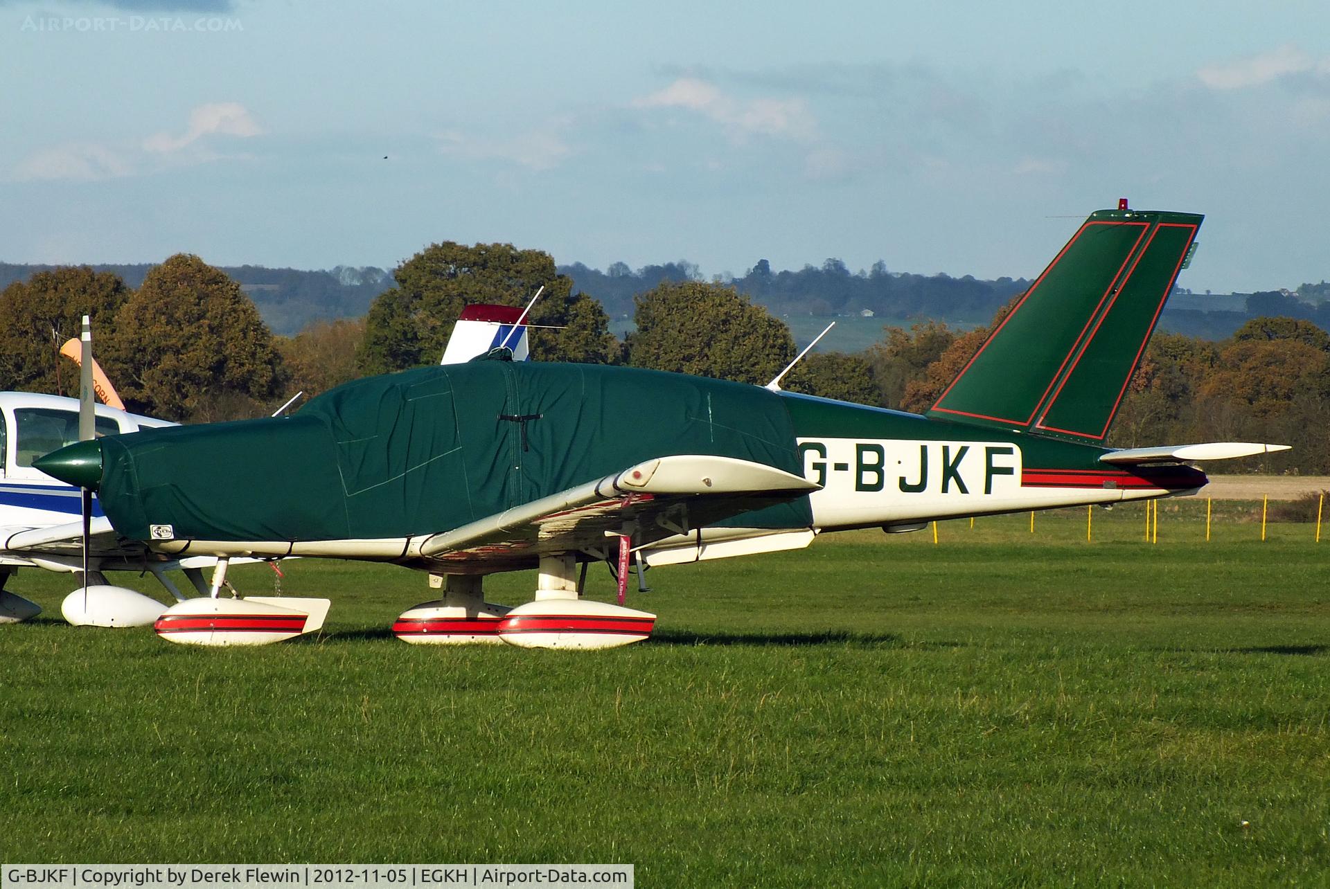 G-BJKF, 1981 Socata TB-9 Tampico C/N 240, EGKH resident.
