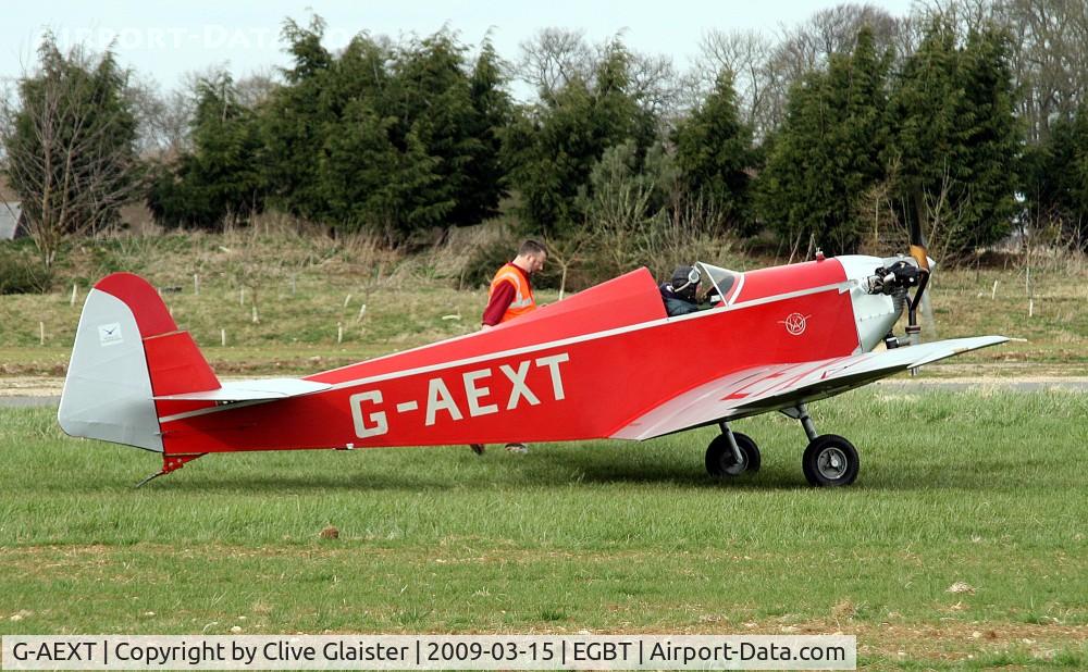G-AEXT, 1937 Dart Kitten II C/N 123, Originally owned to, Dart Aircraft Ltd in April 1937 and in private hands since April 1938.