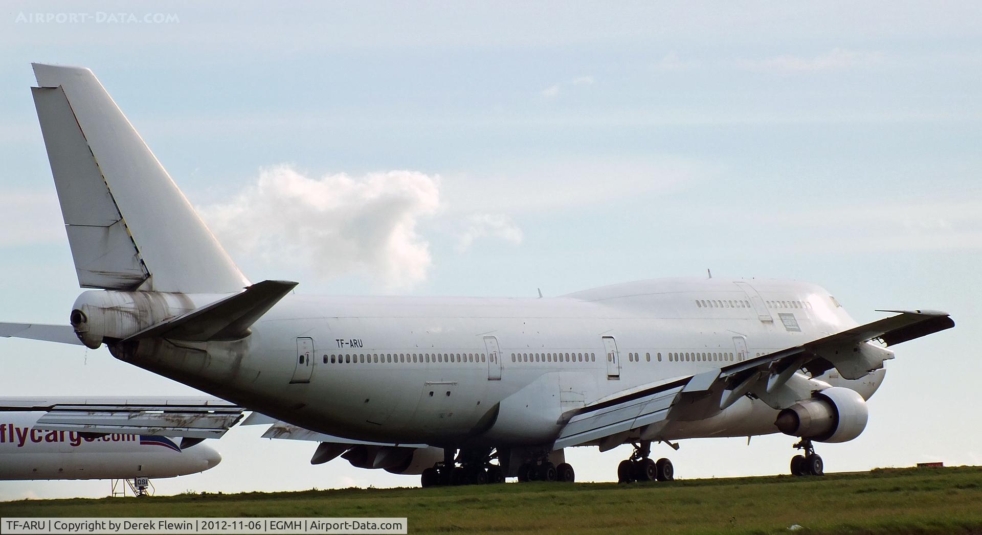 TF-ARU, 1983 Boeing 747-344 C/N 22970, Seen at EGMH.