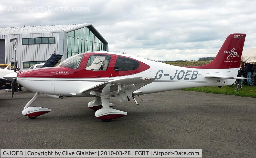 G-JOEB, 2008 Cirrus SR22 G3 GTS C/N 2922, Ex: N519PG > G-JOEB > N925CC - Originally in private hands November 2009. To N925CC September 2010.