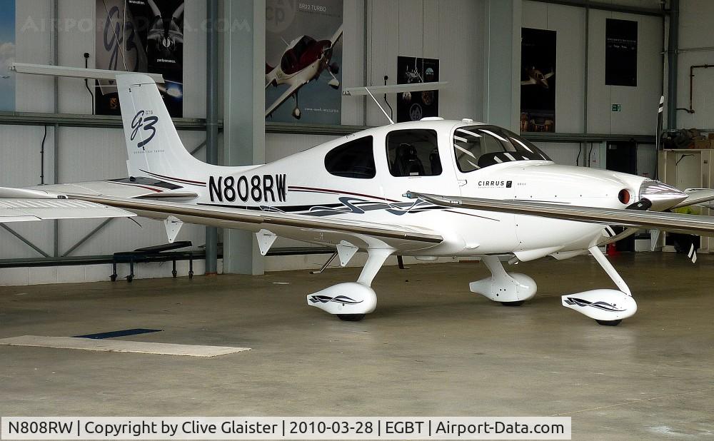 N808RW, 2008 Cirrus SR22 C/N 3039, Ex: N808RW > G-FELC - Currently owned in private hands since April 2011 as G-FELC.