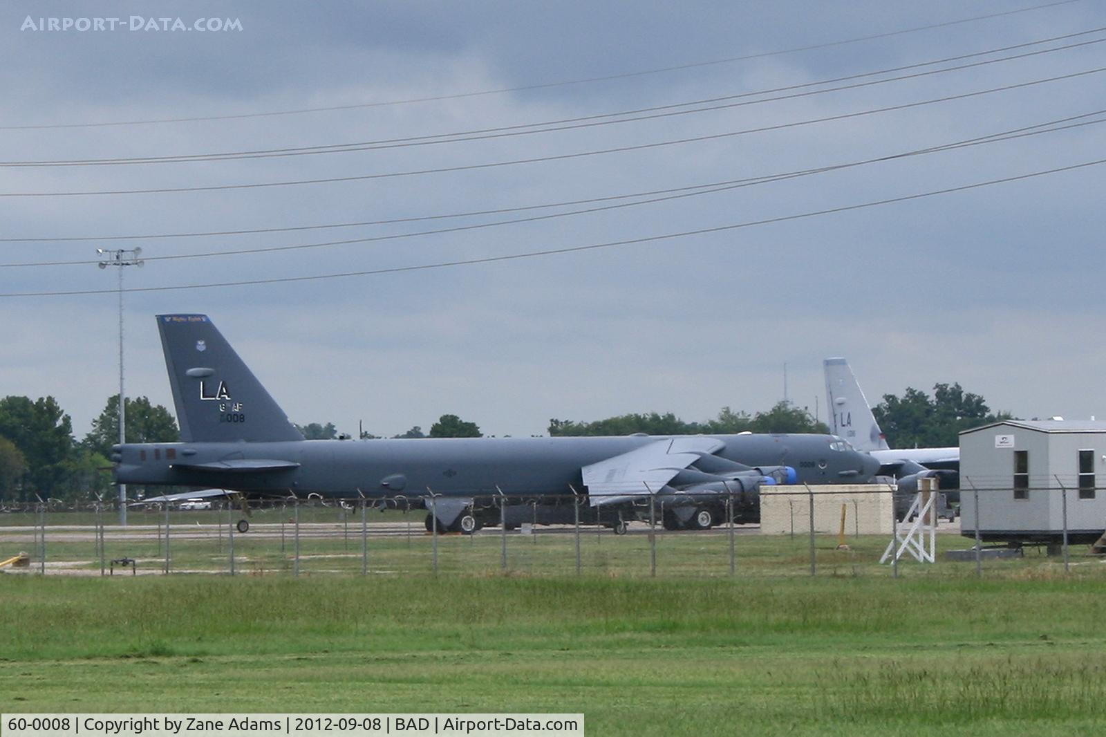 60-0008, 1960 Boeing B-52H Stratofortress C/N 464373, At Barksdale AFB - Shreveport, LA