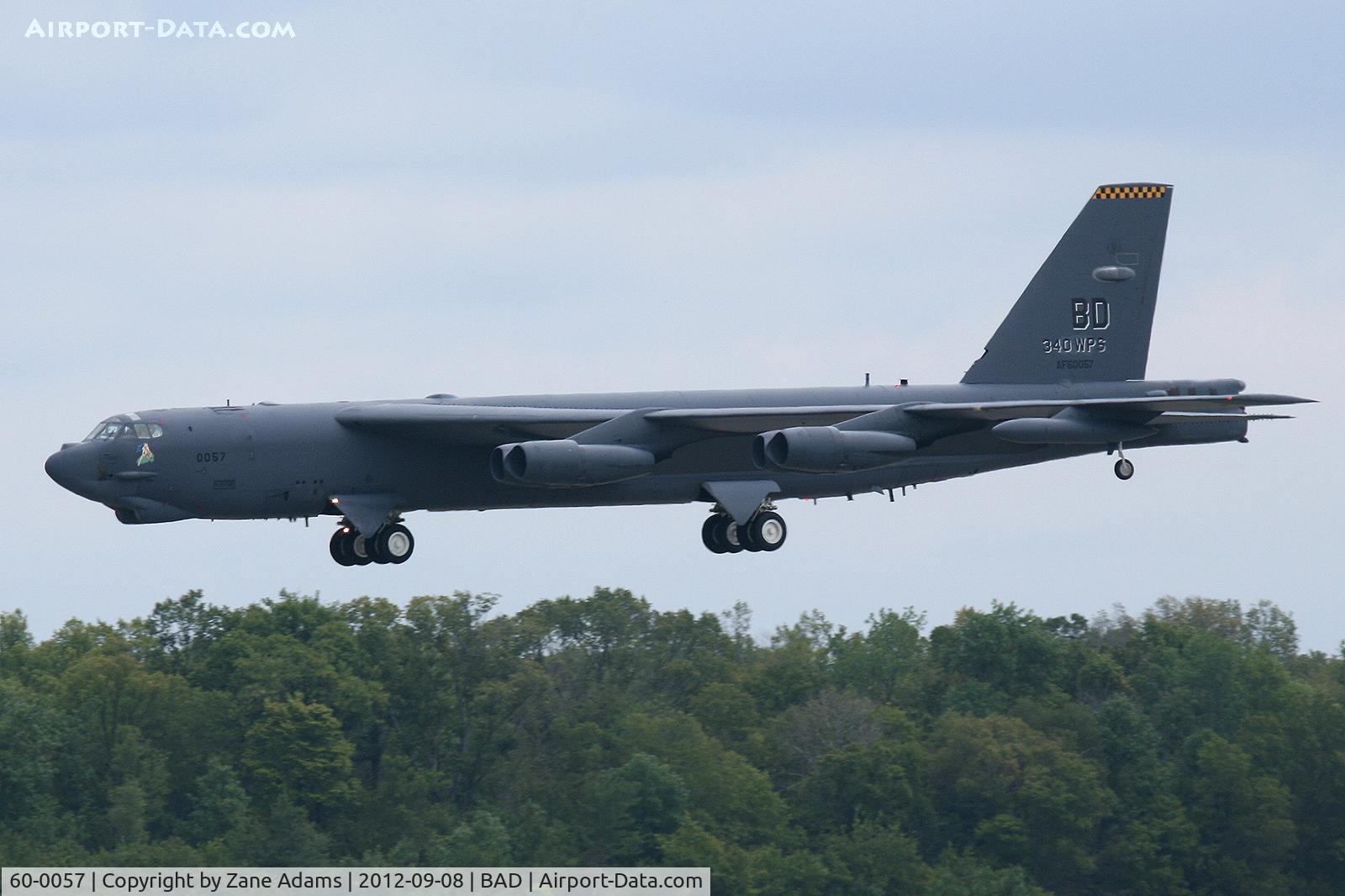 60-0057, 1960 Boeing B-52H Stratofortress C/N 464422, At Barksdale AFB - Shreveport, LA