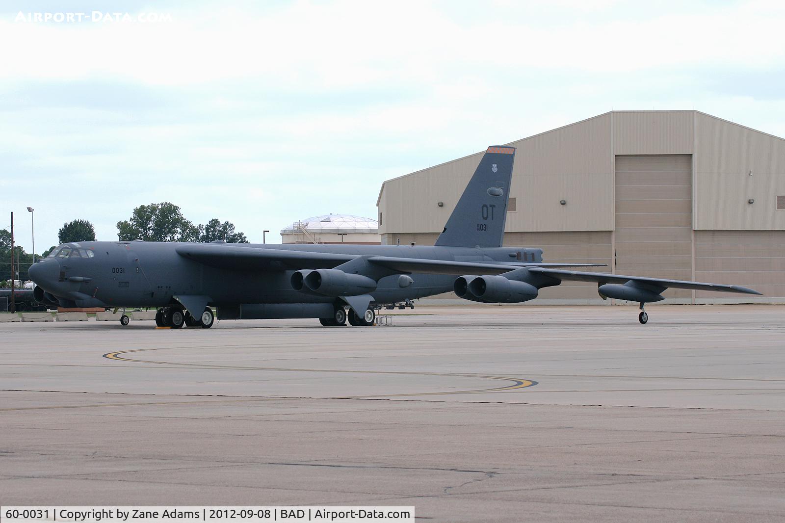60-0031, 1960 Boeing B-52H Stratofortress C/N 464396, At Barksdale AFB - Shreveport, LA