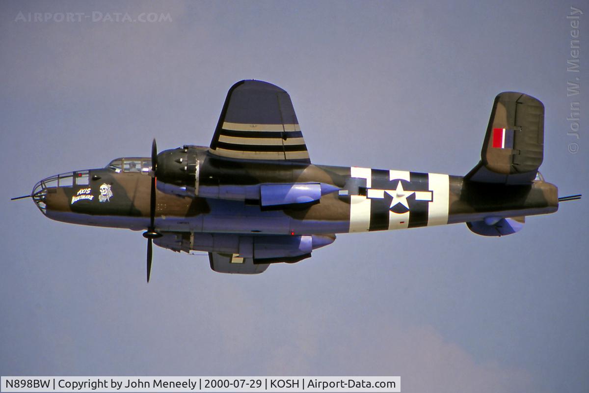 N898BW, 1945 North American TB-25N Mitchell C/N 108-47749 (45-8898), Airventure 2000
