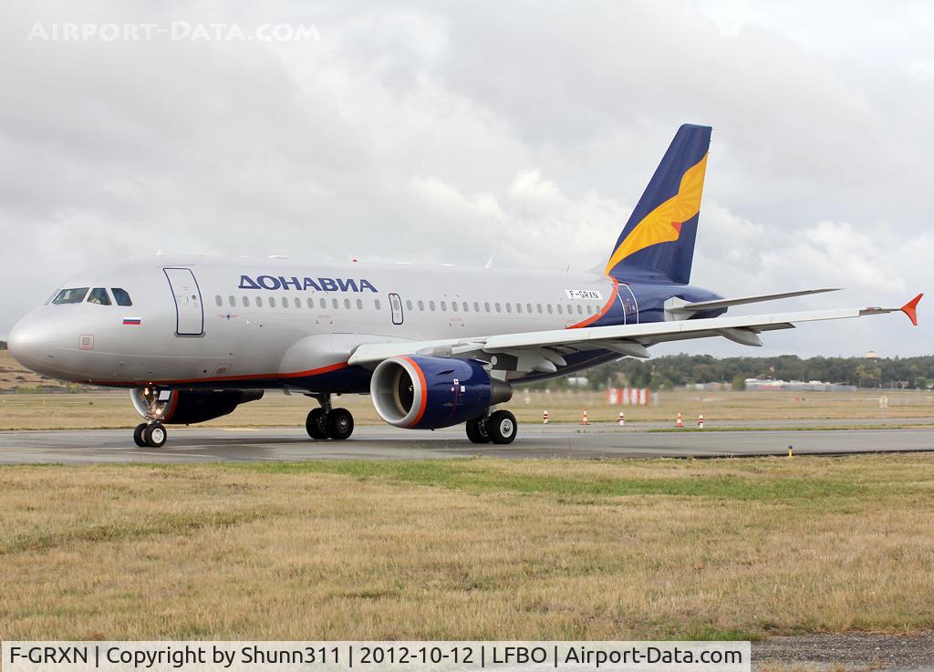 F-GRXN, 2007 Airbus A319-115LR C/N 3065, Taxiing holding point rwy 32R for test flight with Air France facility...