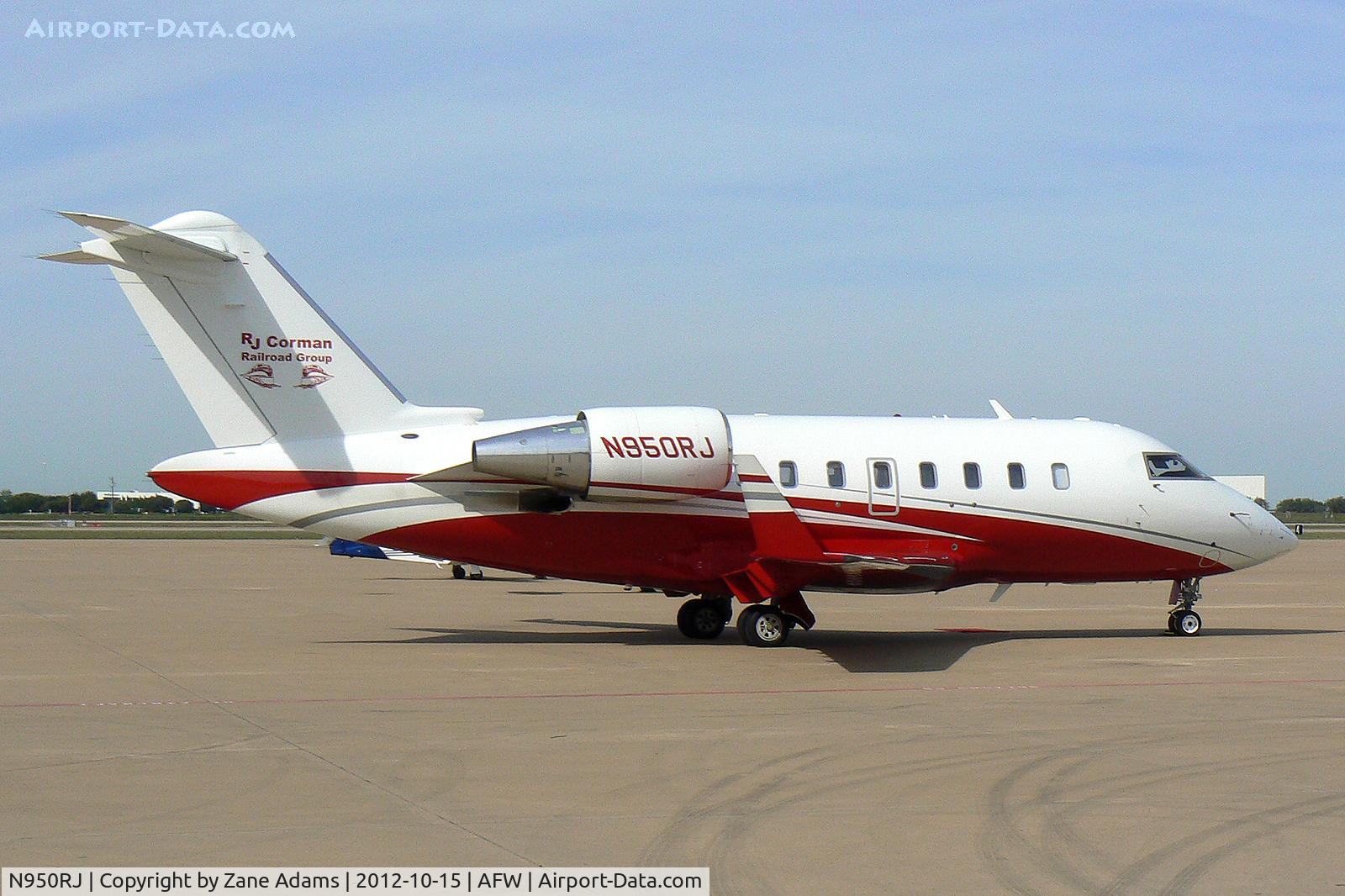 N950RJ, 2007 Bombardier Challenger 605 (CL-600-2B16) C/N 5742, At Alliance Airport - Fort Worth, TX