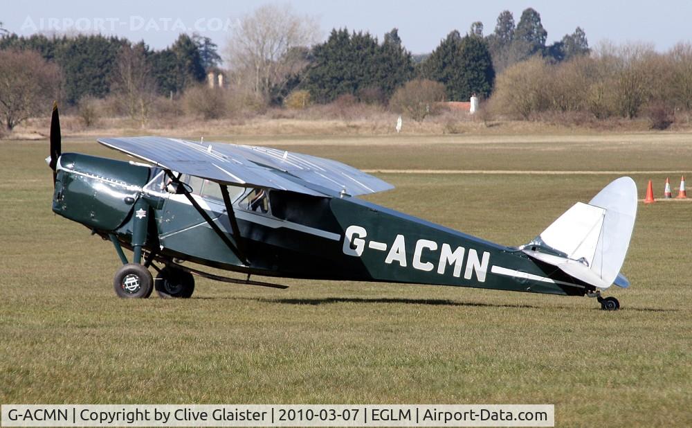 G-ACMN, 1934 De Havilland DH.85 Leopard Moth C/N 7050, Ex: G-ACMN > X9381 > G-ACMN - Originally and currently in private hands since April 1934.