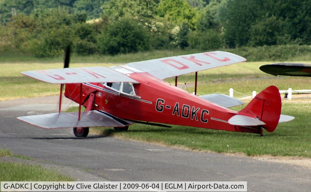 G-ADKC, 1936 De Havilland DH.87B Hornet Moth C/N 8064, Ex: G-ADKC > X9445 > G-ADKC - Originally owned to, Sir Kenneth I.Crossley in March 1936 and currently in private hands since May 1996.