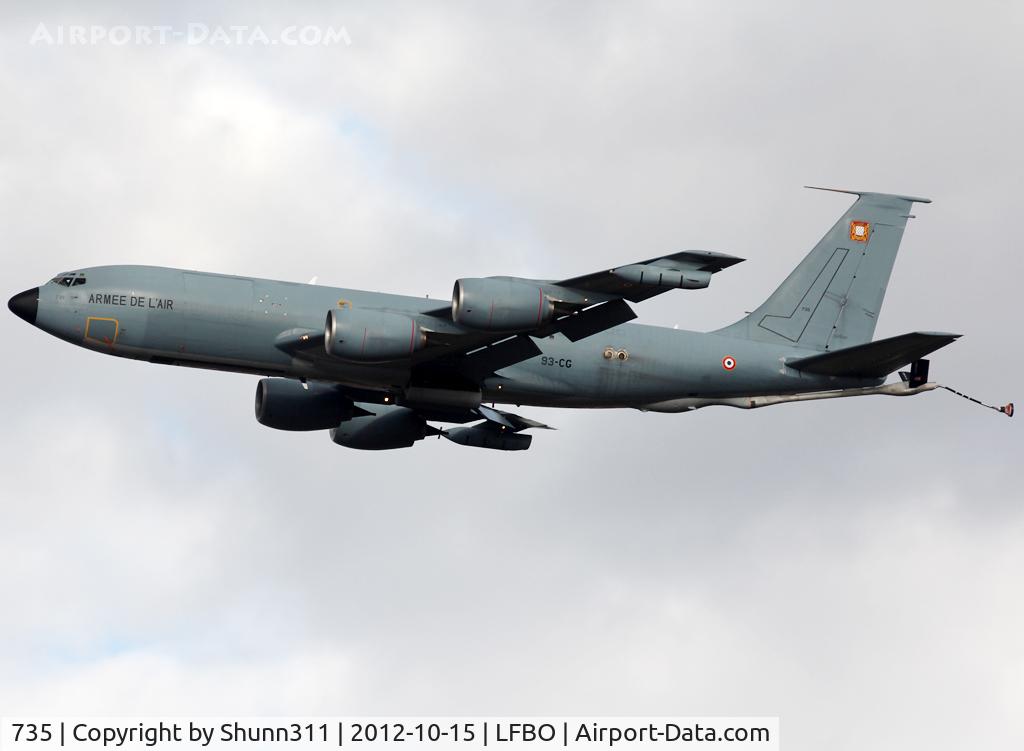 735, 1964 Boeing C-135FR Stratotanker C/N 18695, Go around over rwy 32L