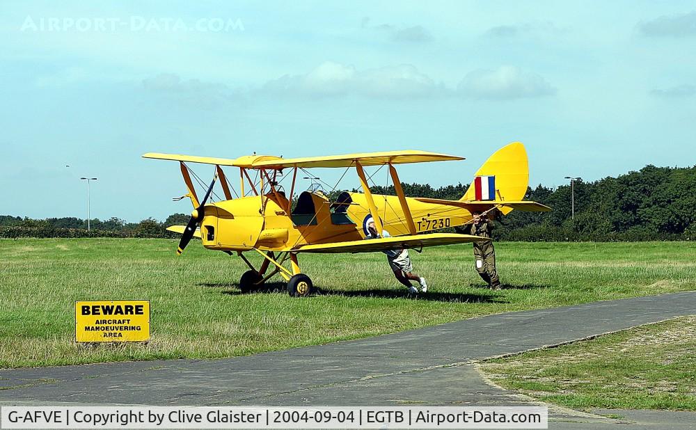 G-AFVE, 1939 De Havilland DH-82A Tiger Moth II C/N 83720, Ex: T7230 > G-AFVE - Originally and currently in private hands since February 1978. In the colours of the, Royal Air Force as T-7230.  