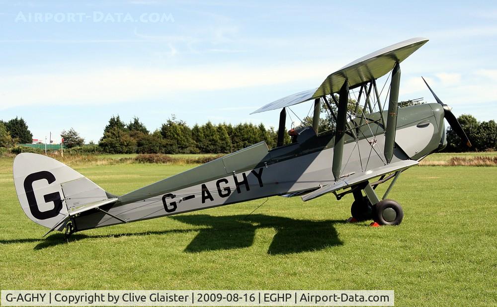 G-AGHY, 1939 De Havilland DH-82A Tiger Moth II C/N 82292, Ex: N9181 > G-AGHY - Originally in private hands February 1988 and currently owned to and a trustee of, G-AGHY Group since March 1999.