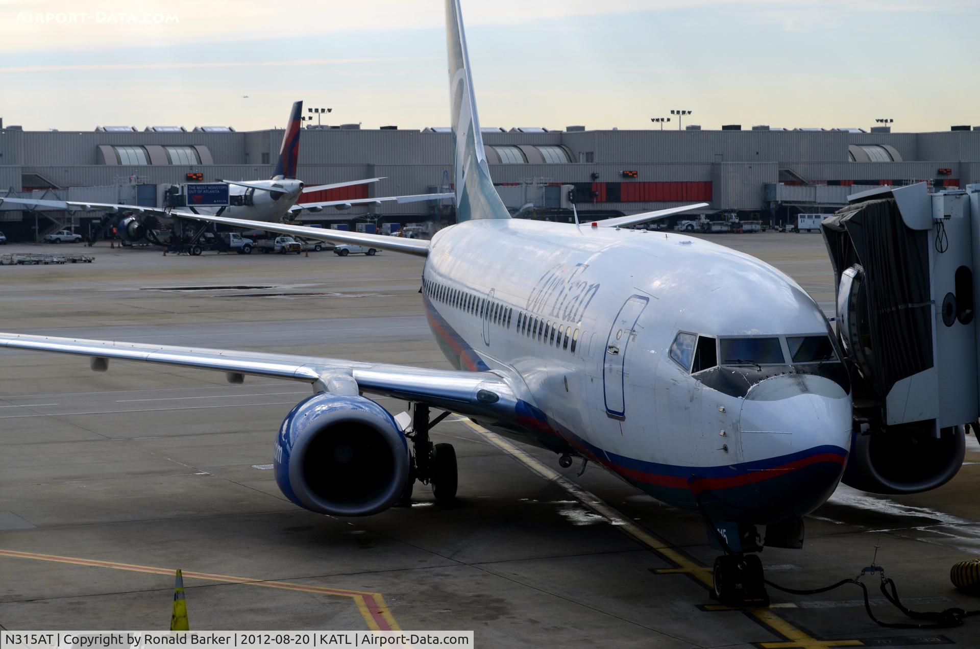 N315AT, 2007 Boeing 737-7BD C/N 35788, Atlanta