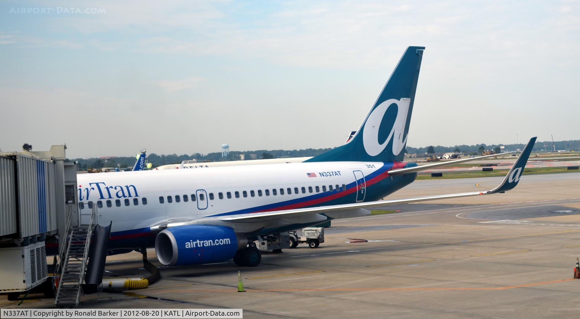 N337AT, 2008 Boeing 737-7BD C/N 36717, Atlanta