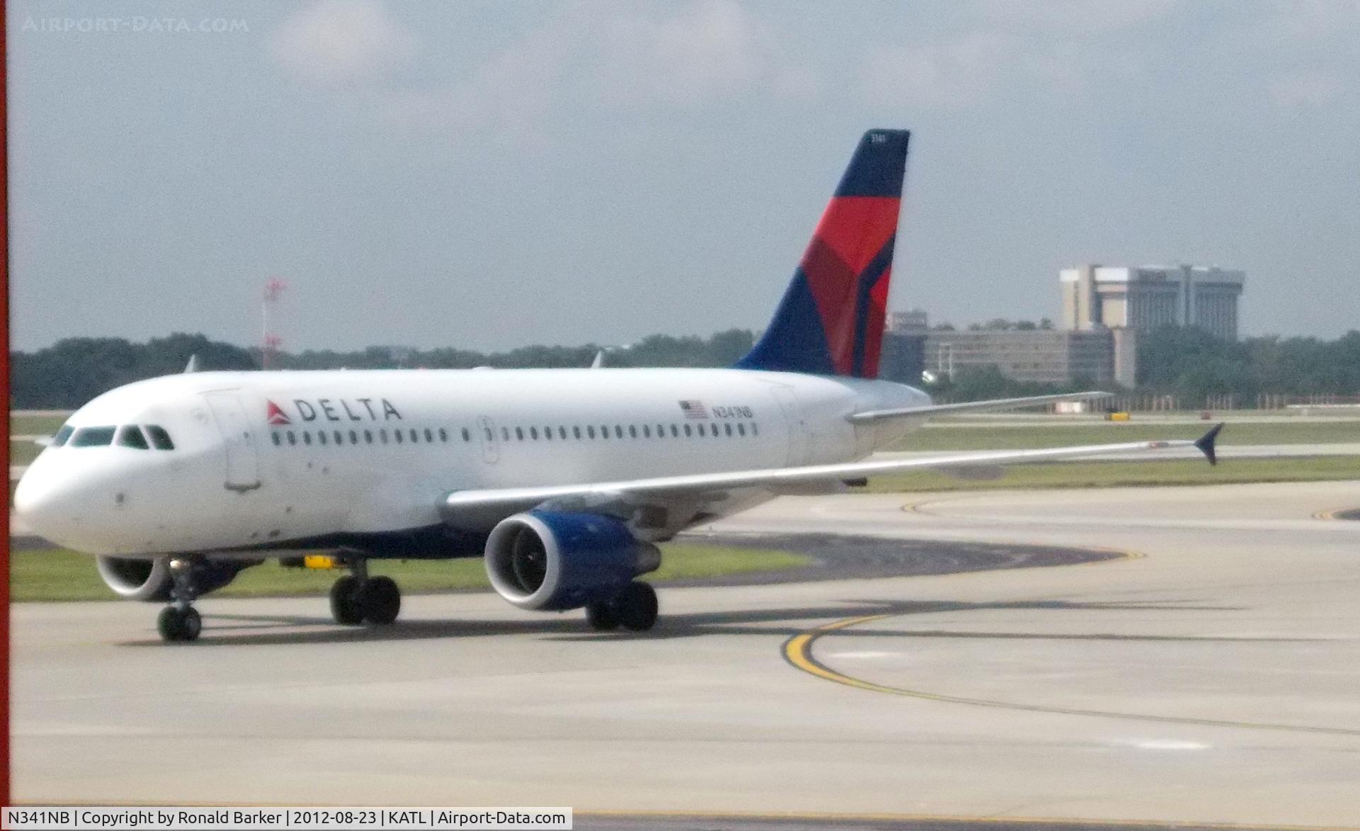 N341NB, 2002 Airbus A319-114 C/N 1738, Taxi ATL