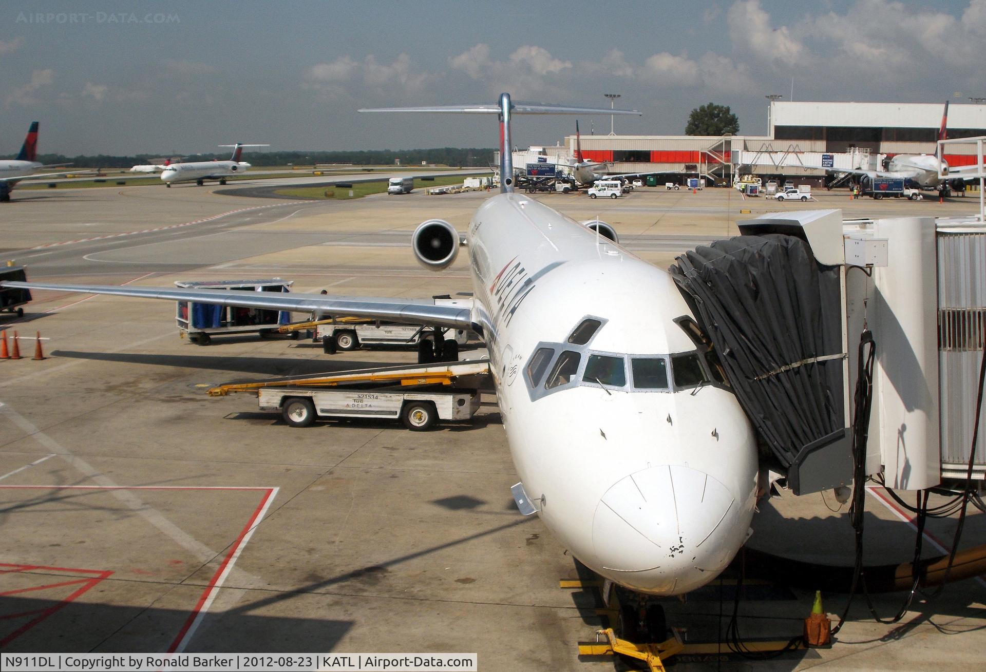N911DL, 1987 McDonnell Douglas MD-88 C/N 49542, Atlanta