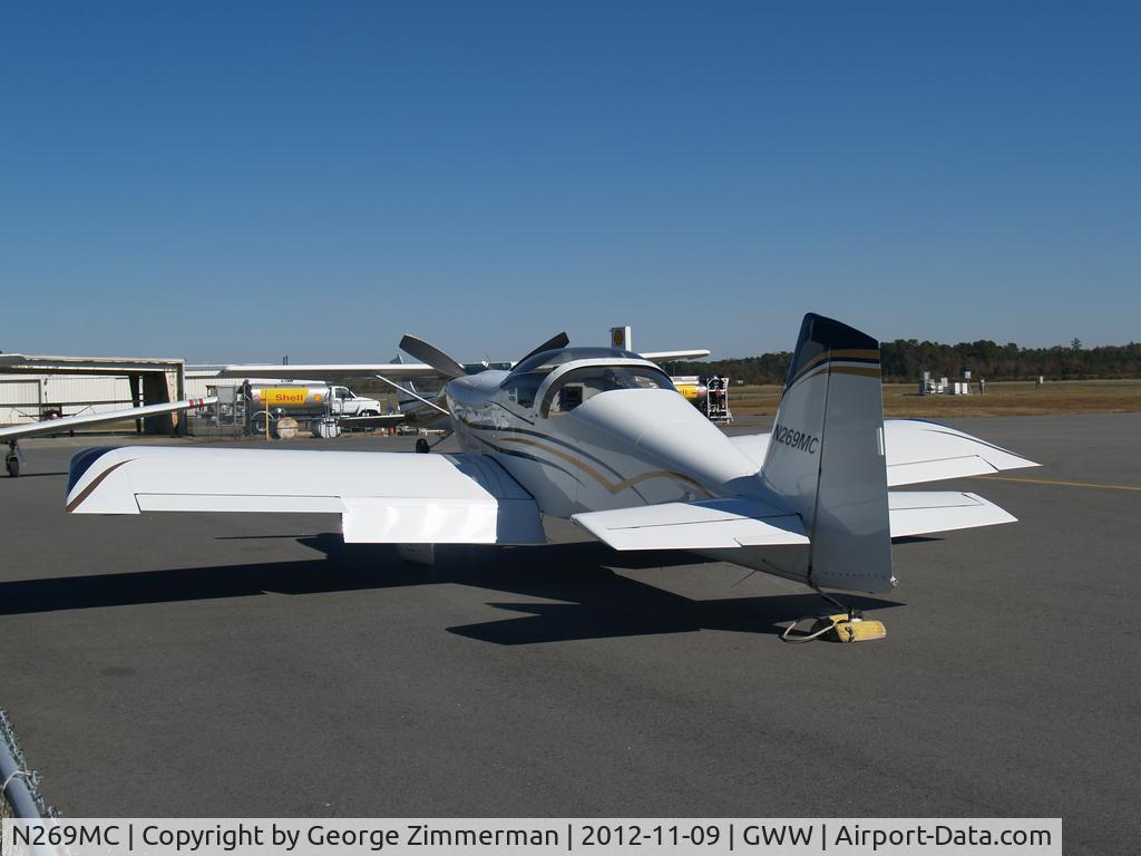 N269MC, 2008 Vans RV-7 C/N 72713, Parked on apron