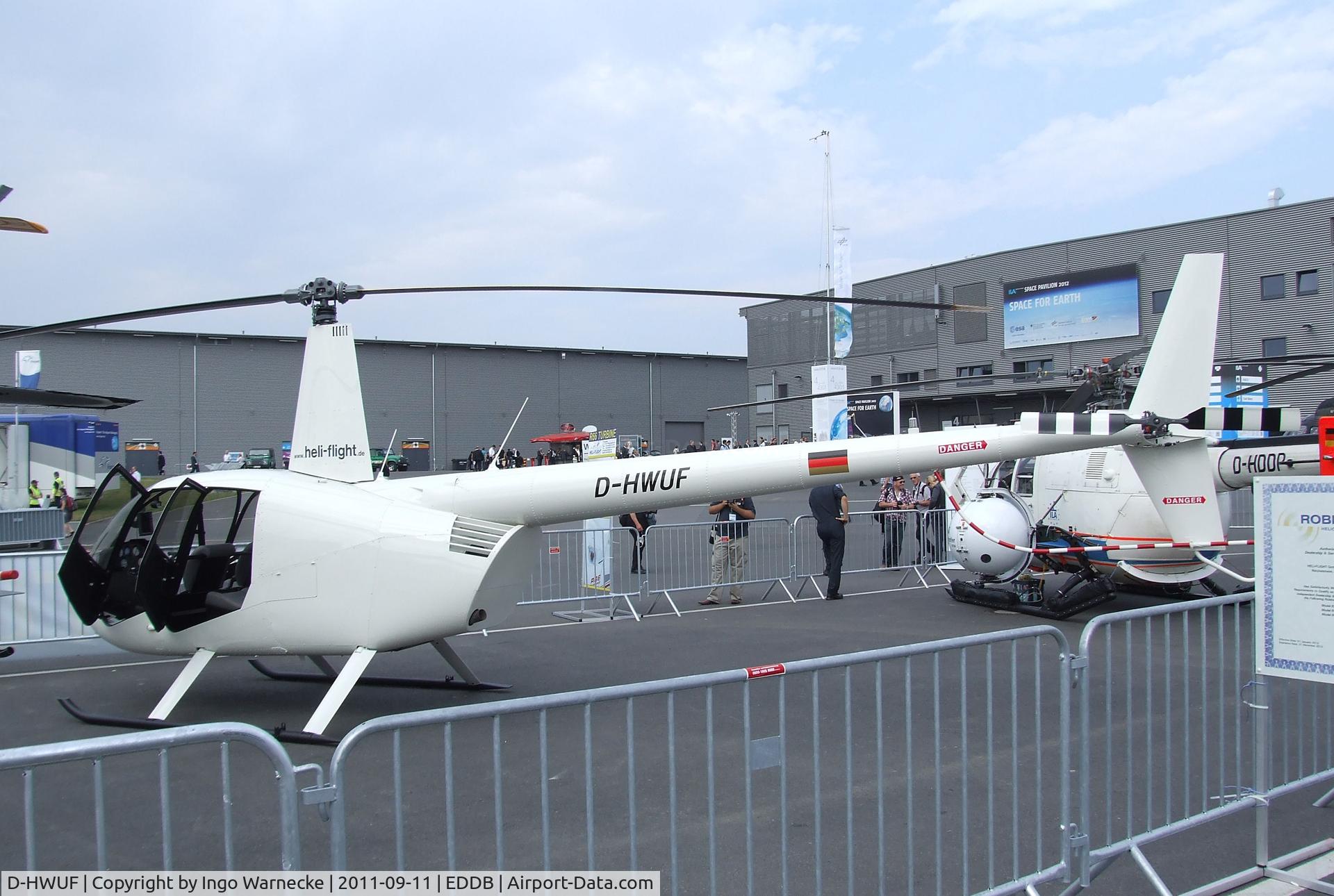 D-HWUF, 2012 Robinson R44 Raven I C/N 2220, Robinson R44 Raven I at the ILA 2012, Berlin