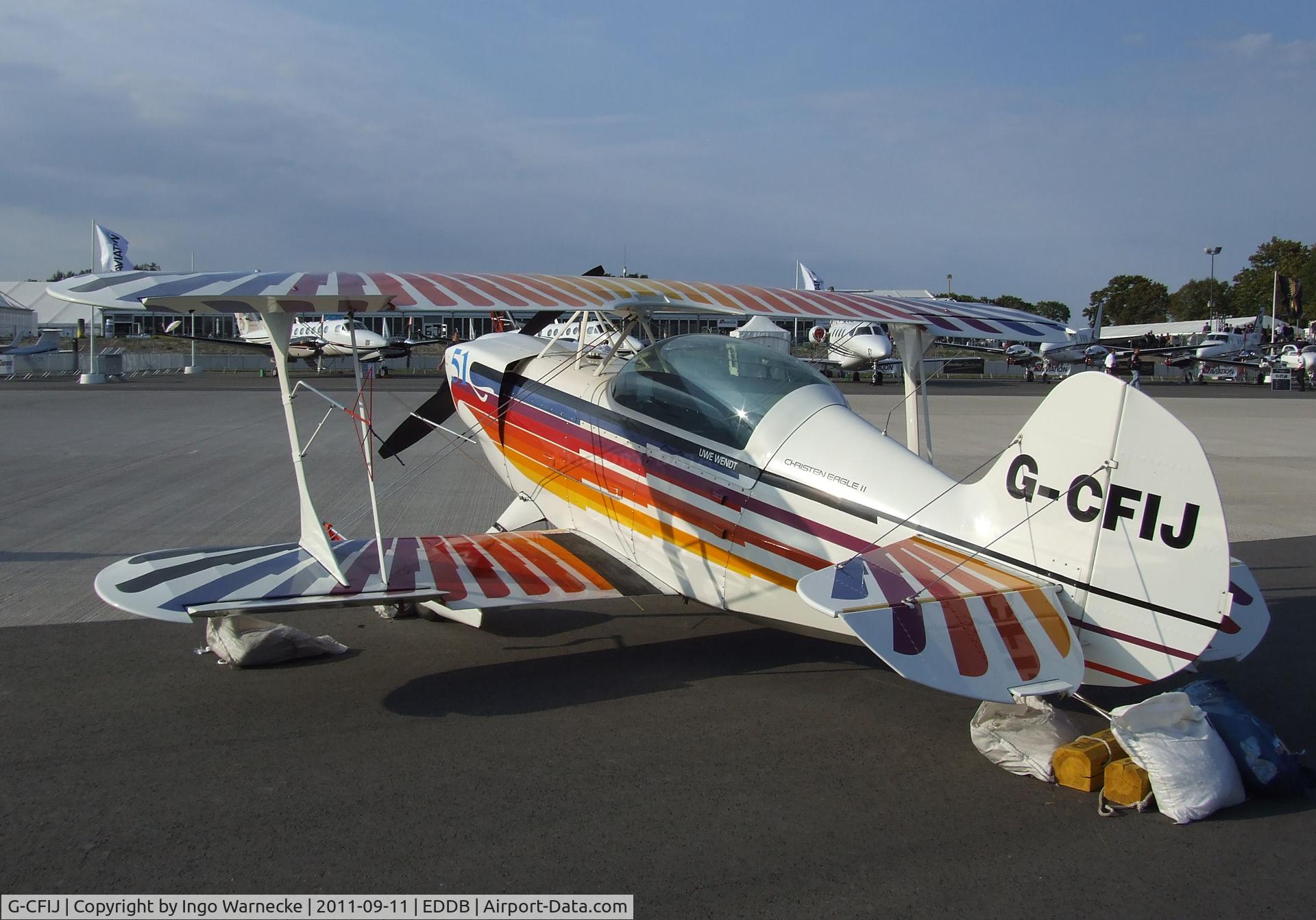 G-CFIJ, 1986 Christen Eagle II C/N PERNER 0001, Christen (Perner) Eagle II at the ILA 2012, Berlin