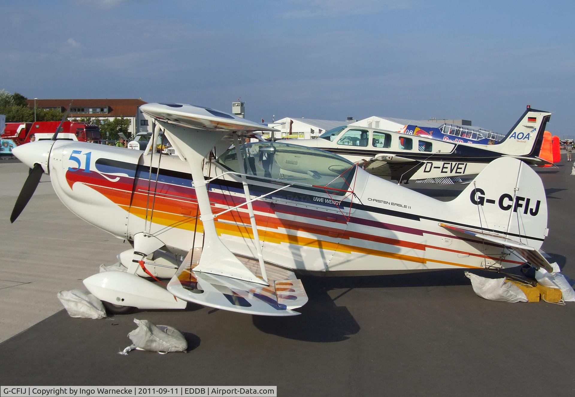 G-CFIJ, 1986 Christen Eagle II C/N PERNER 0001, Christen (Perner) Eagle II at the ILA 2012, Berlin