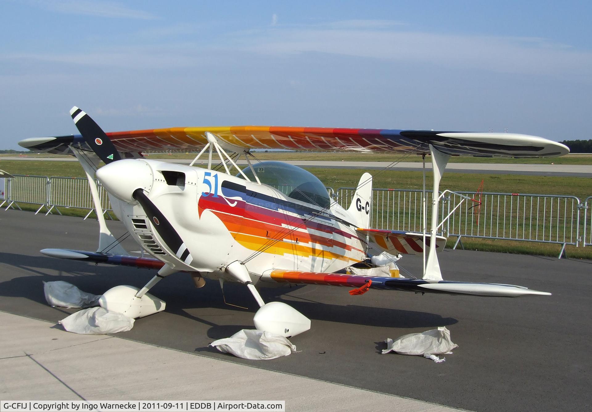 G-CFIJ, 1986 Christen Eagle II C/N PERNER 0001, Christen (Perner) Eagle II at the ILA 2012, Berlin