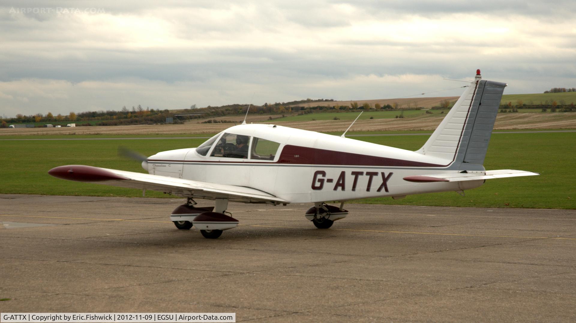 G-ATTX, 1966 Piper PA-28-180 Cherokee C C/N 28-3390, 1.G-ATTX preparing to depart Duxford Airfield.