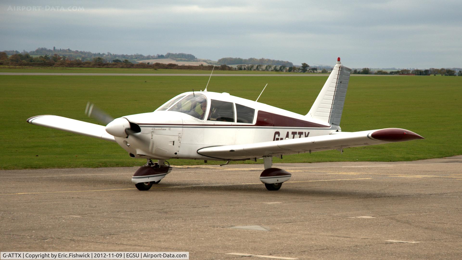 G-ATTX, 1966 Piper PA-28-180 Cherokee C C/N 28-3390, 3. G-ATTX preparing to depart Duxford Airfield.