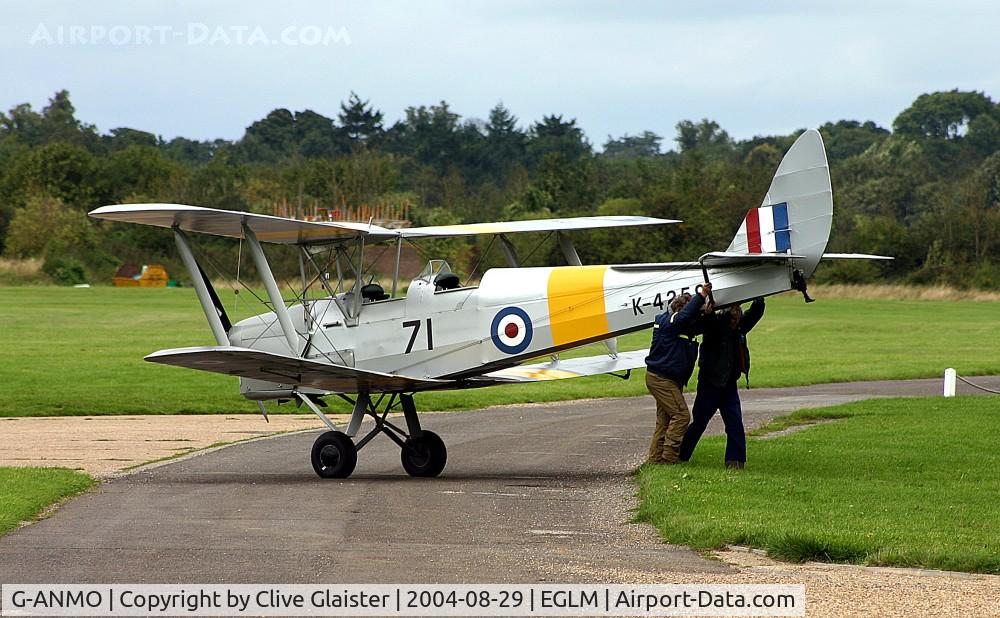 G-ANMO, 1935 De Havilland DH-82A Tiger Moth II C/N 3255, Ex: K4259 > G-ANMO > F-BHIU > G-ANMO - Originally owned to, A.J.Whittemore (Aeradio) Ltd in January 1954 and currently in private hands since August 1995.