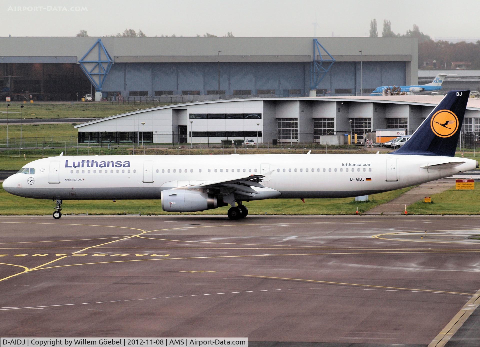 D-AIDJ, 2011 Airbus A321-231 C/N 4792, Taxi to runway L18 of Schiphol Airport