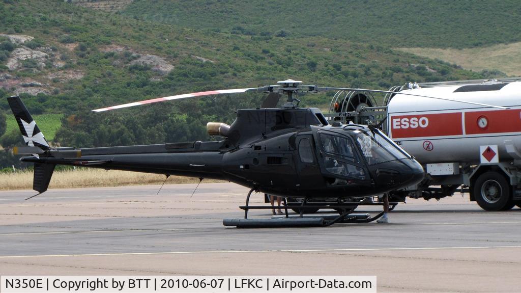N350E, Eurocopter AS-350B-3 Ecureuil Ecureuil C/N 4798, Built 2009, refueling