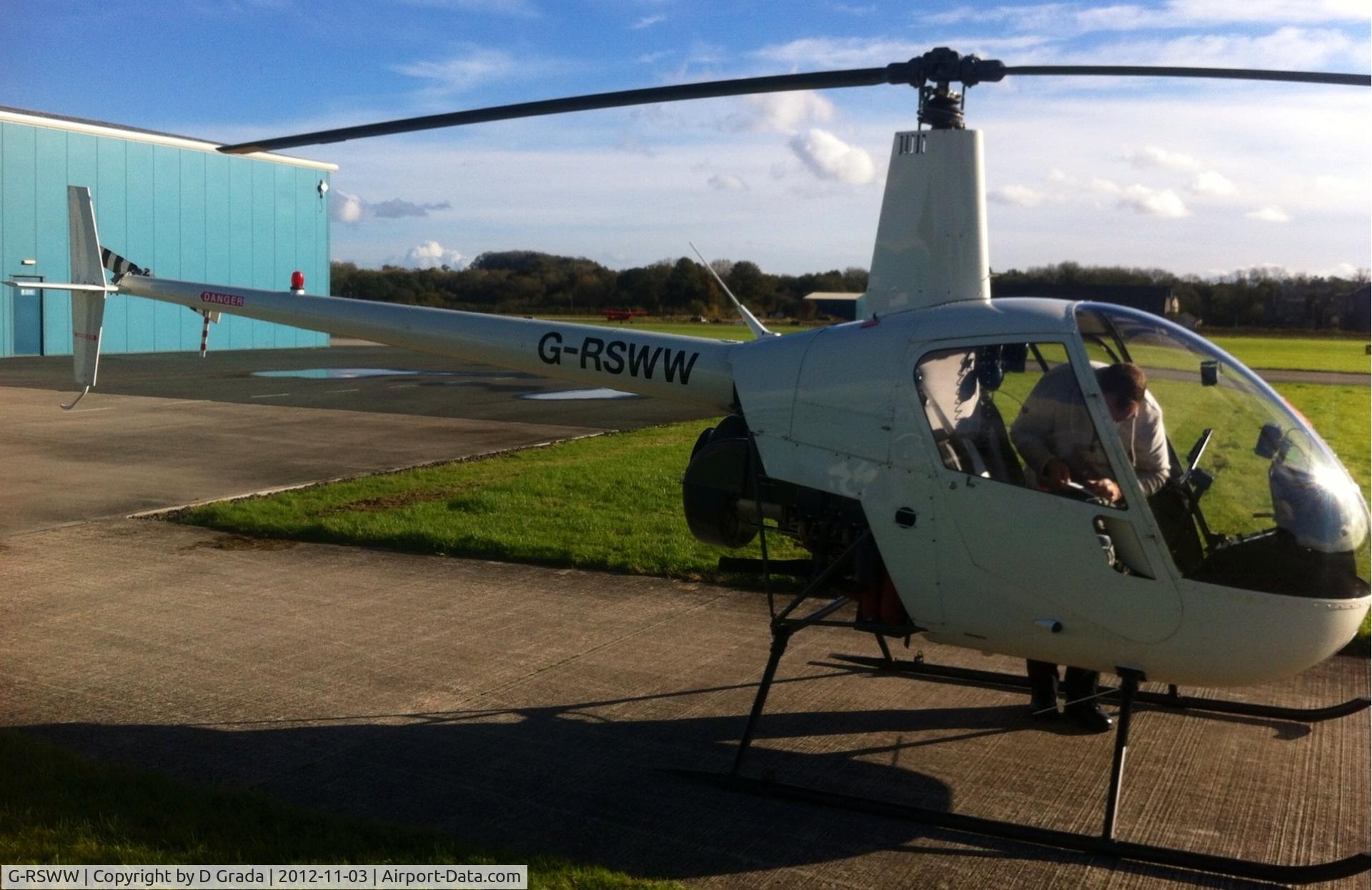 G-RSWW, 1991 Robinson R22 Beta C/N 1775, Shobdon Aerodrome, Leominster