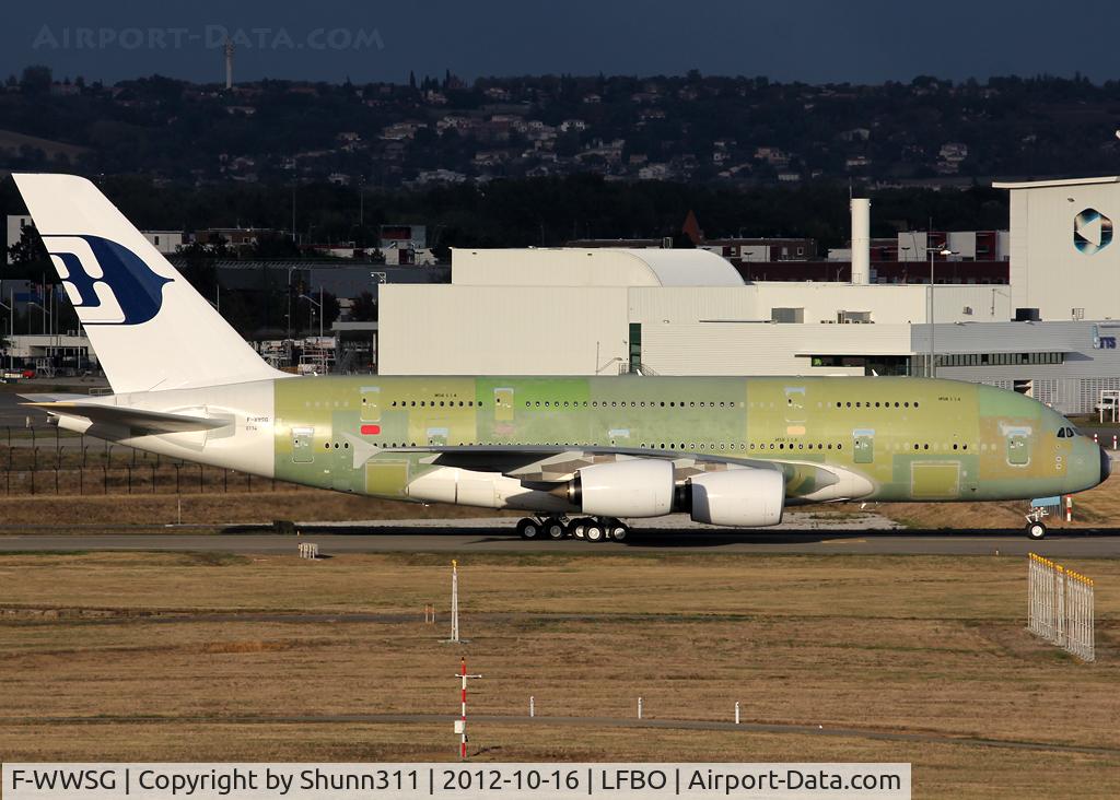 F-WWSG, 2012 Airbus A380-841 C/N 114, C/n 0114 - For Malaysia Airlines