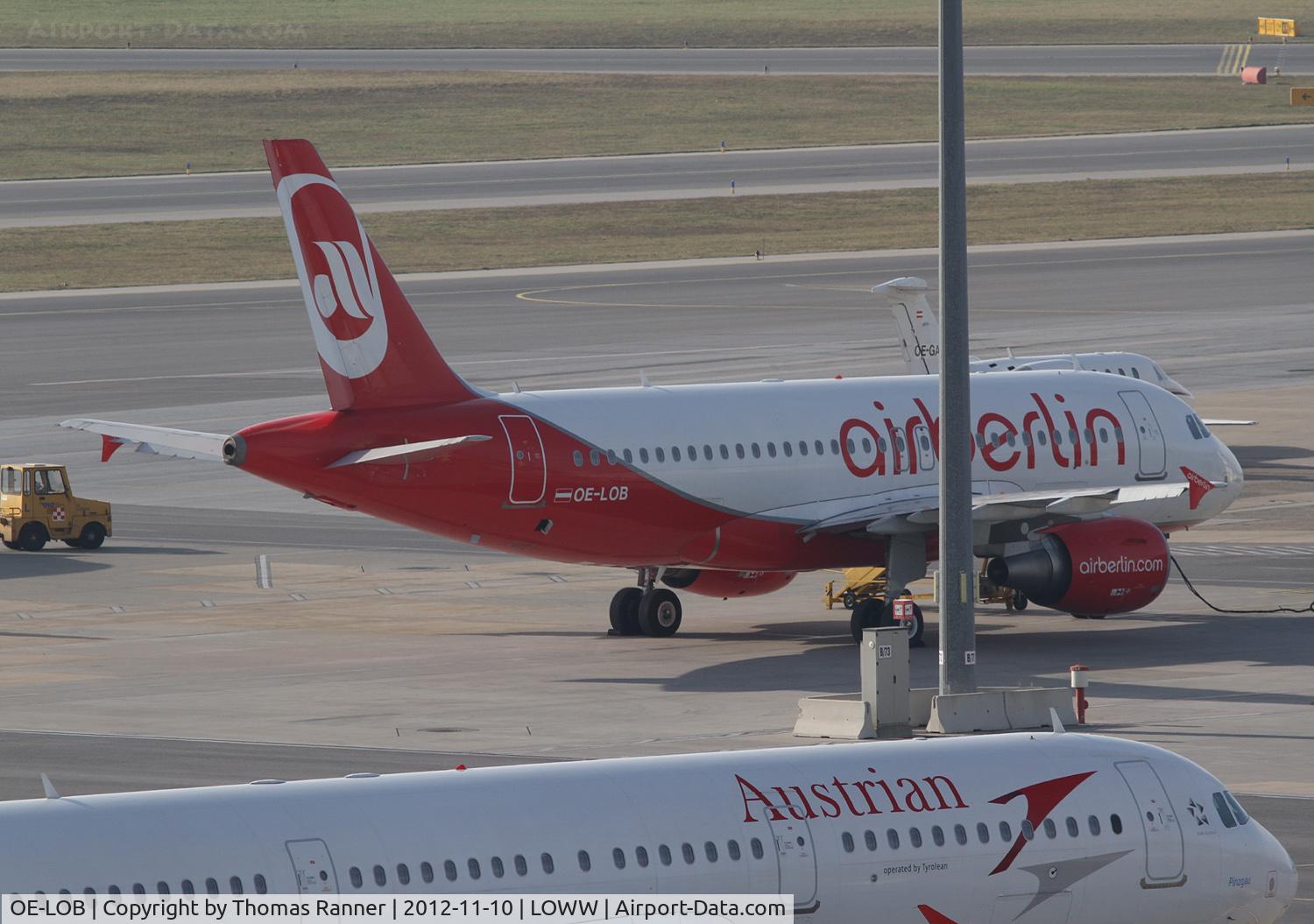 OE-LOB, 2008 Airbus A319-112 C/N 3447, Air Berlin/Niki Airbus A319, sorry for the obstacle