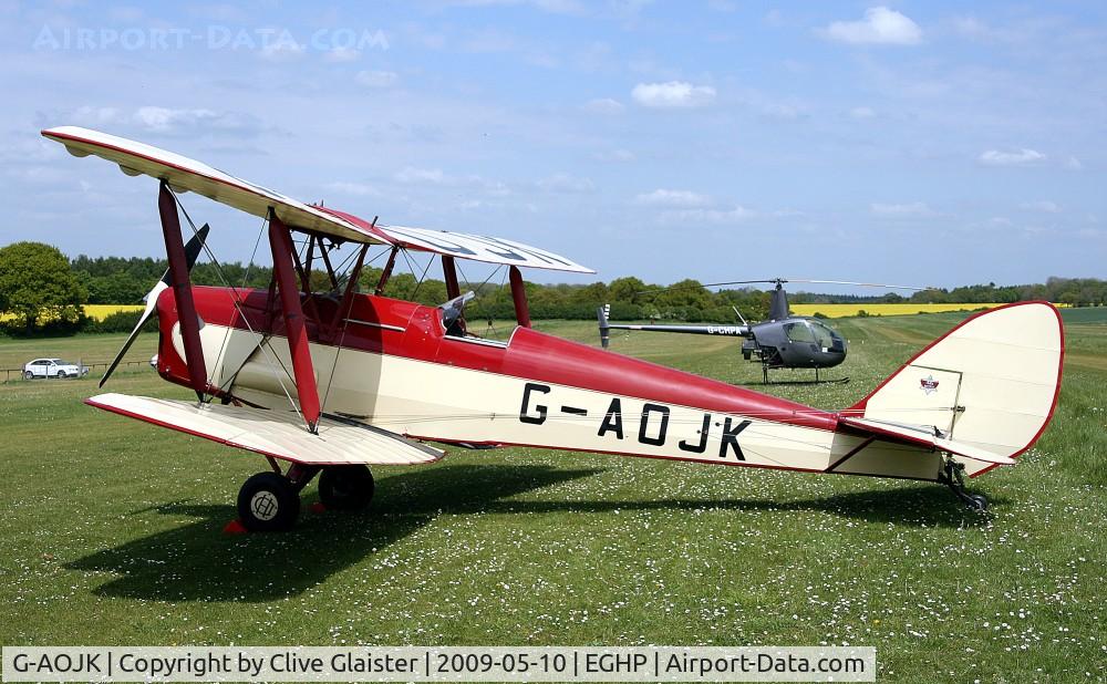 G-AOJK, 1939 De Havilland DH-82A Tiger Moth II C/N 82813, Ex: R4896 > G-AOJK - Once owned to, The Wiltshire School of Flying Ltd in September 1960 and currently in private hands since February 2002.