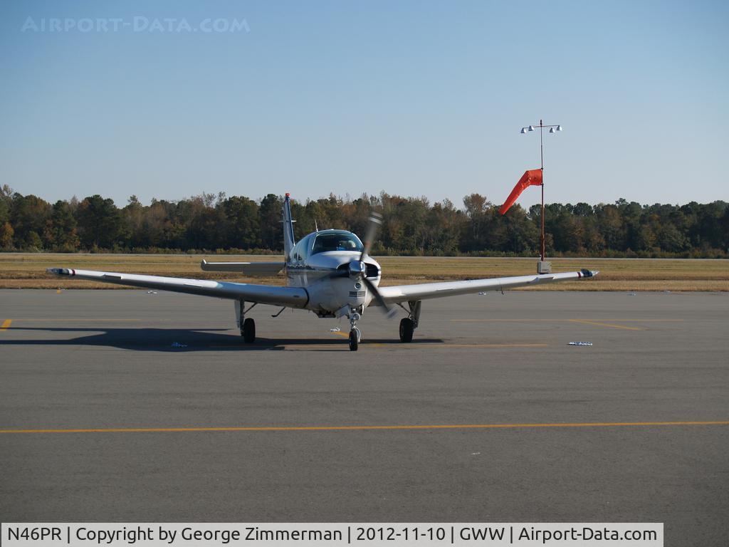 N46PR, 2000 Raytheon Aircraft Company A36 Bonanza C/N E-3320, Stopping at designated parking