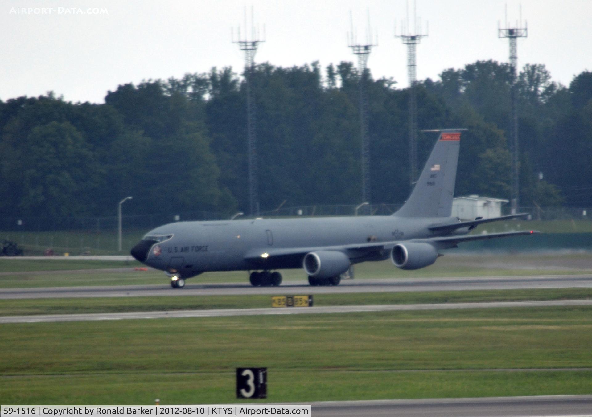 59-1516, 1959 Boeing KC-135R Stratotanker C/N 18004, Takeoff TYS