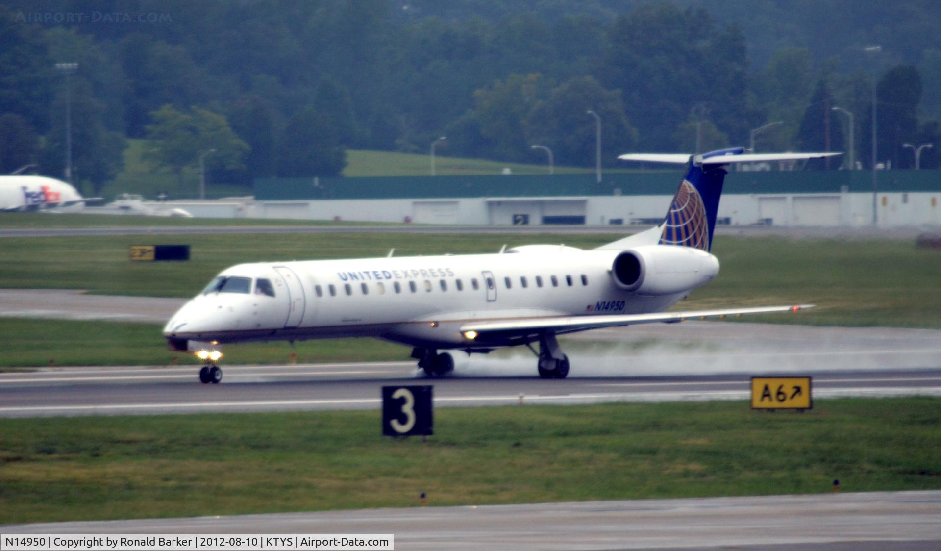 N14950, 1998 Embraer ERJ-145LR (EMB-145LR) C/N 145061, Taxi TYS