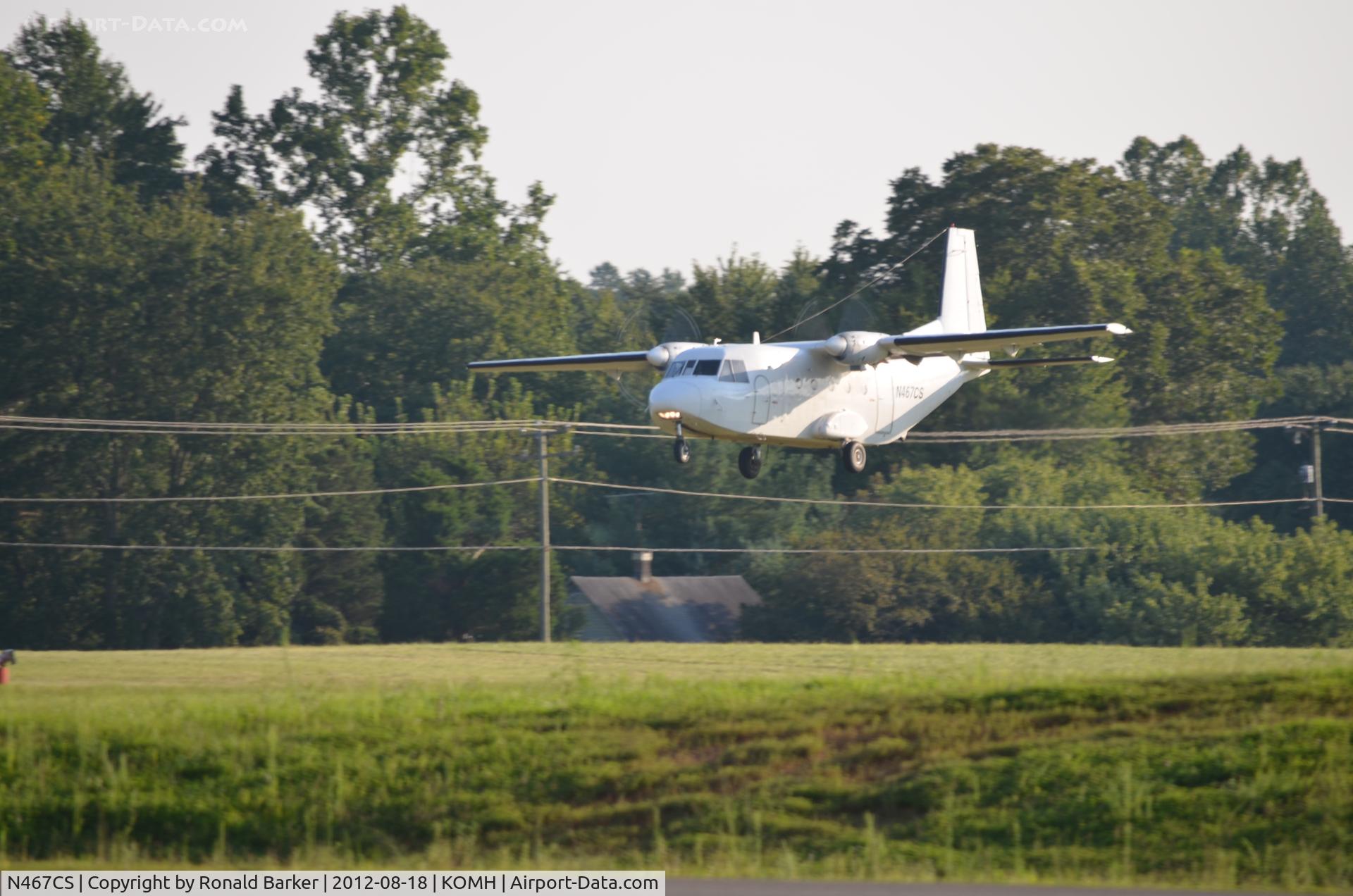 N467CS, 1981 CASA C-212-200 Aviocar C/N 167, Landing Orange