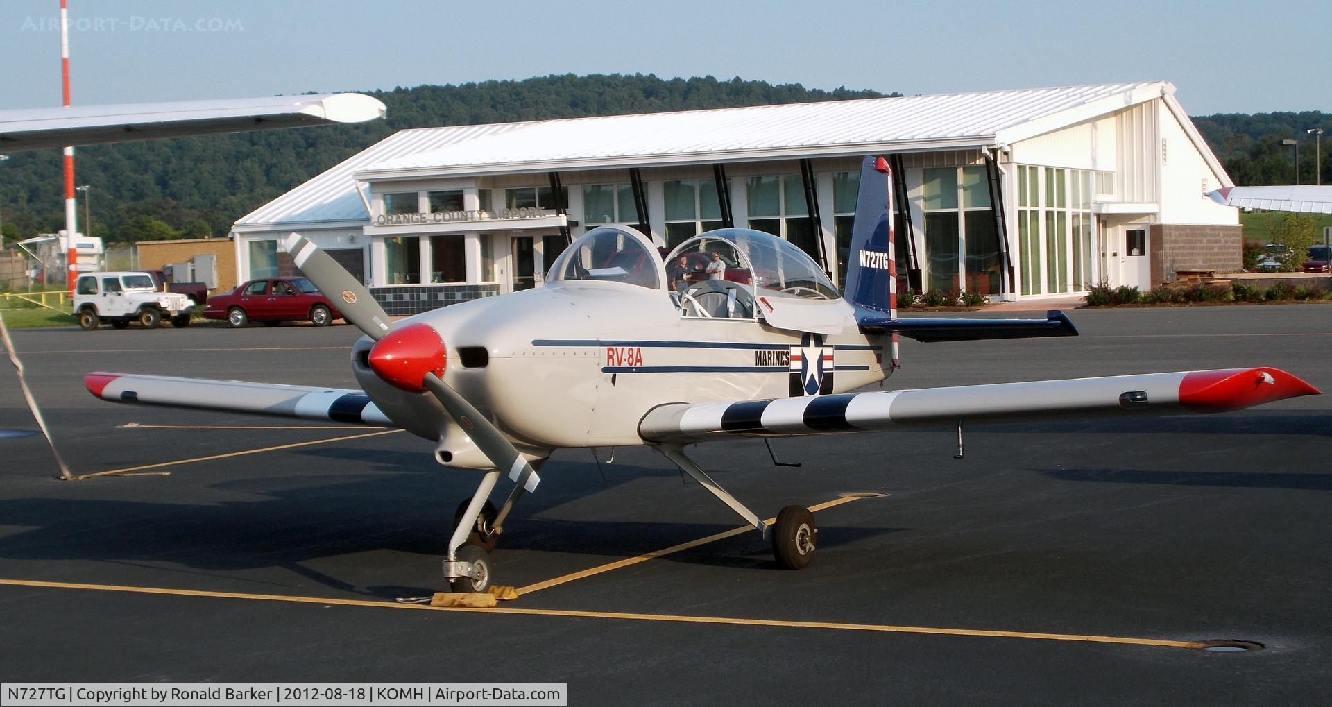 N727TG, 2004 Vans RV-8A C/N 81428, Orange