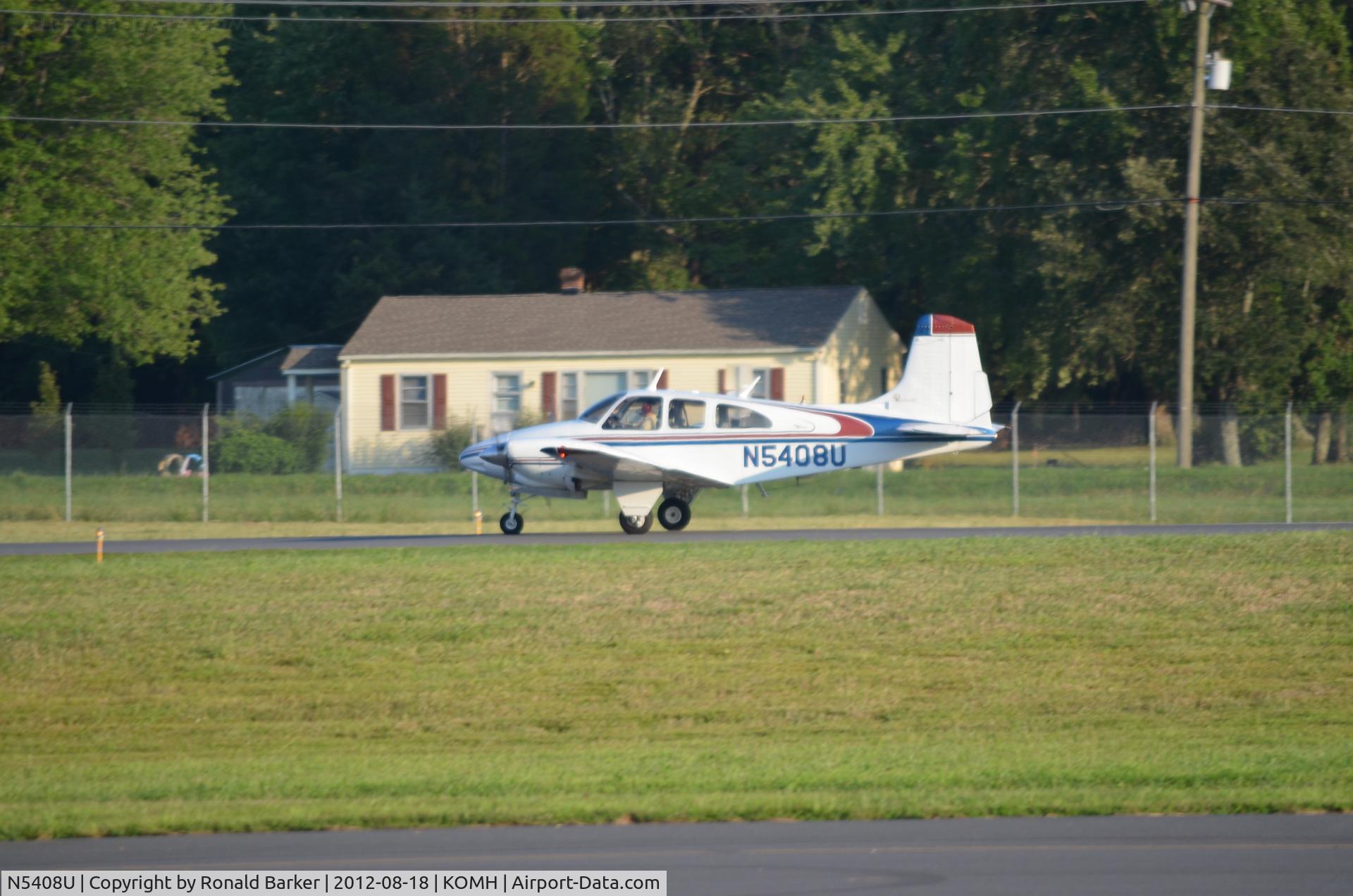 N5408U, 1967 Beech D95A Travel Air C/N TD-698, Orange