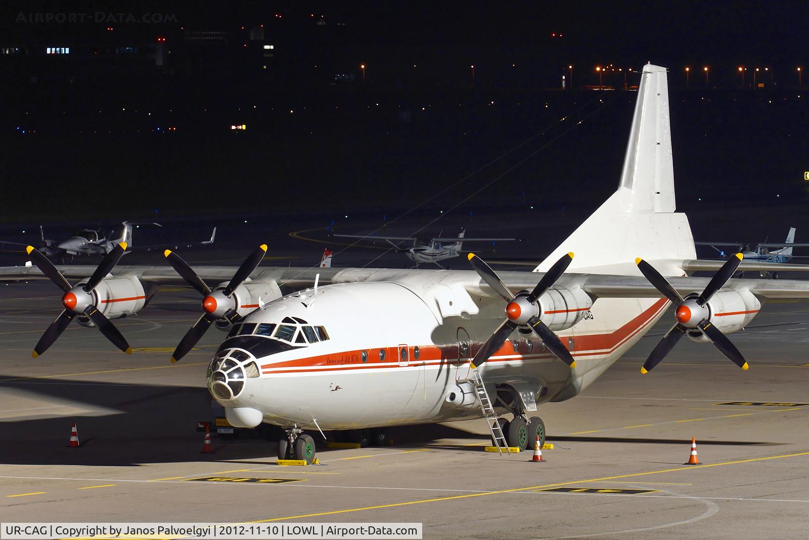 UR-CAG, 1969 Antonov An-12BK C/N 9346904, Meridian Avia Antonov An12-BK in LOWL/LNZ