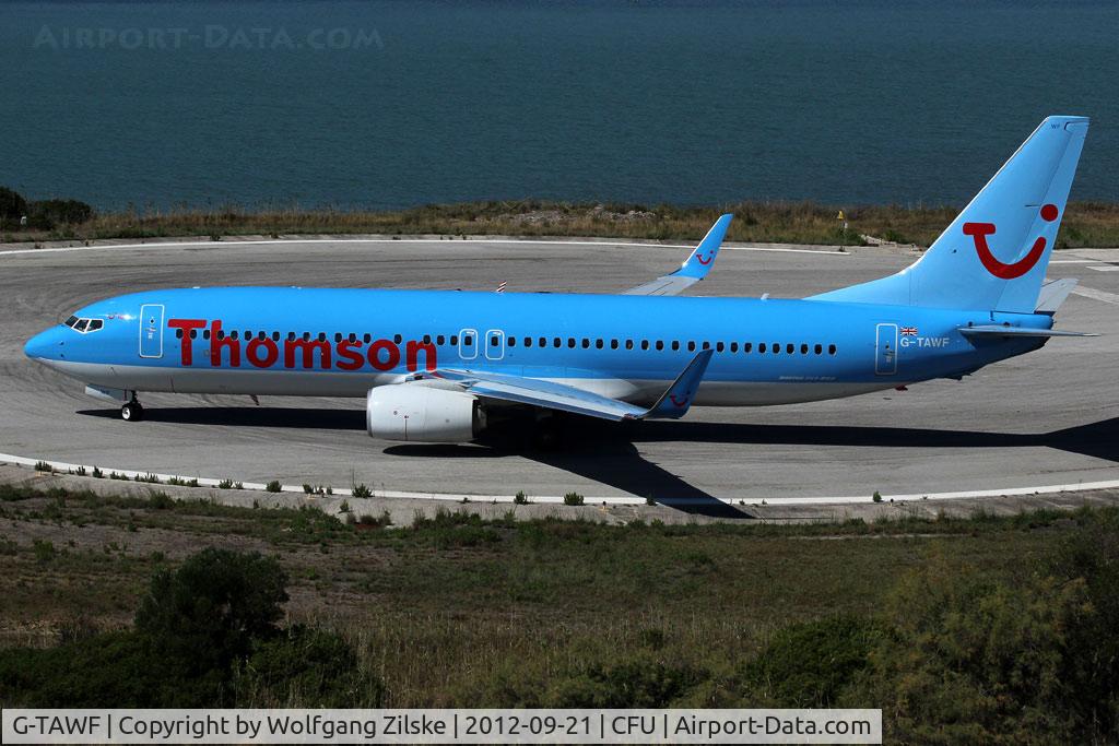 G-TAWF, 2012 Boeing 737-8K5 C/N 37244, visitor