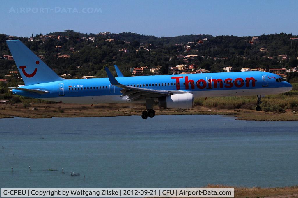 G-CPEU, 1999 Boeing 757-236 C/N 29941, visitor